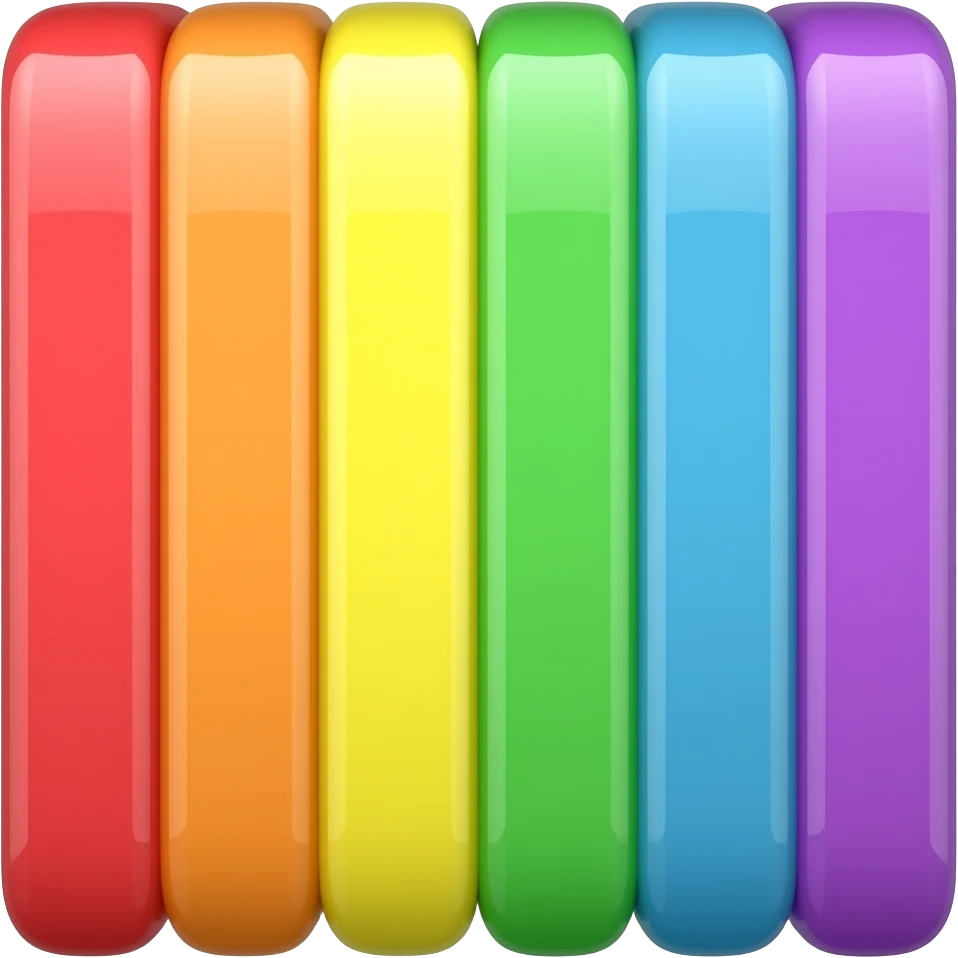 Rainbow bars emoji