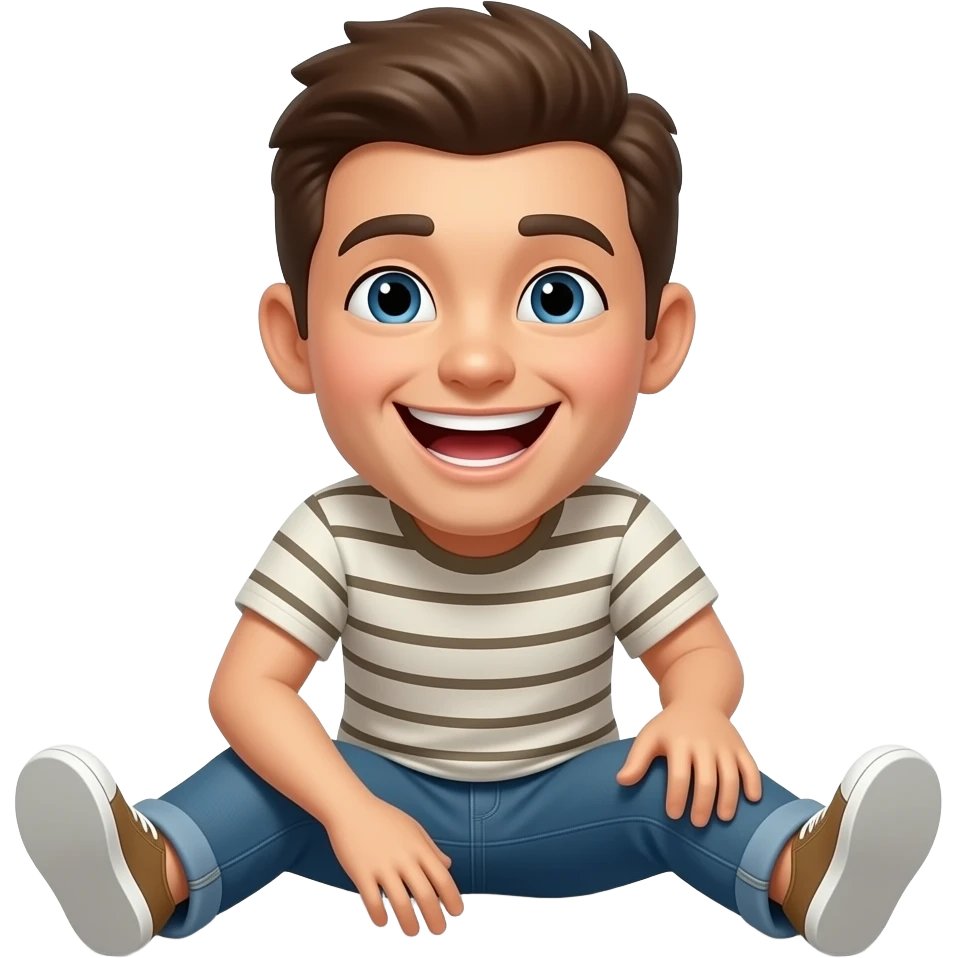 someone laughing on the floor emoji