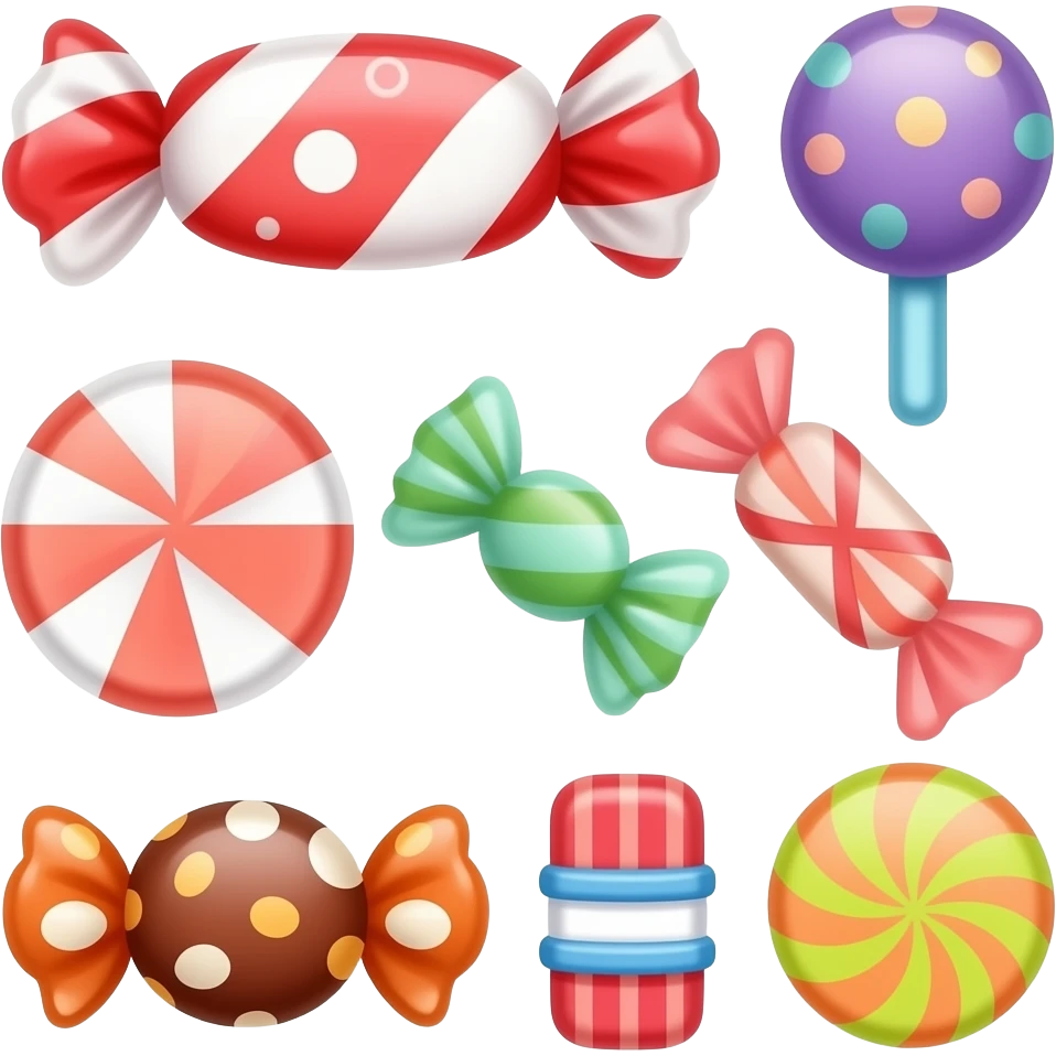 shapes candy emoji