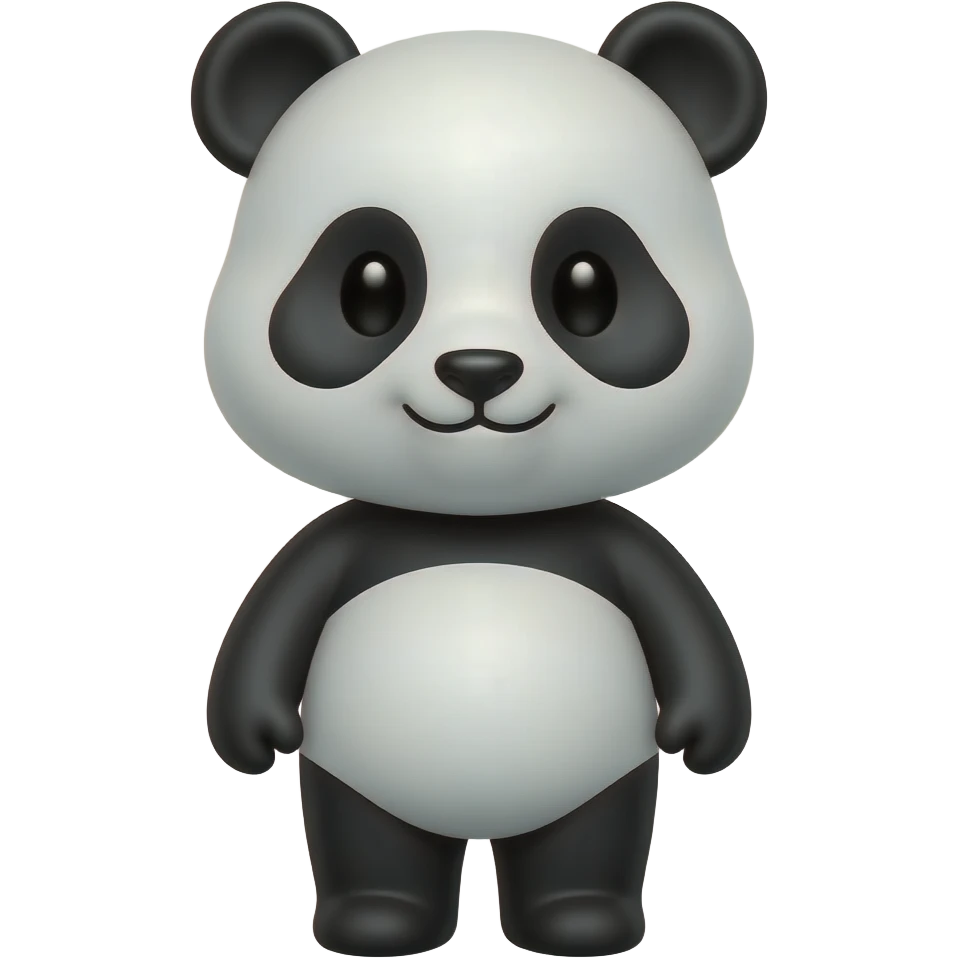 Cute panada emoji