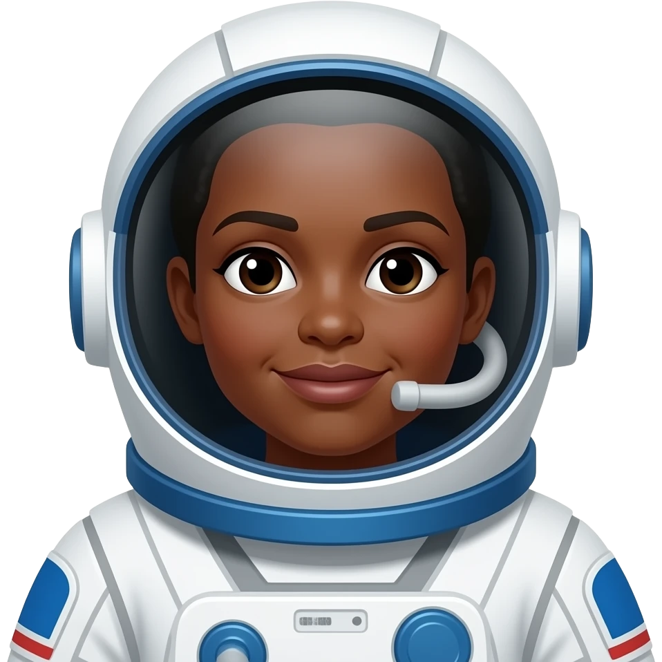 black woman Astronauts emoji
