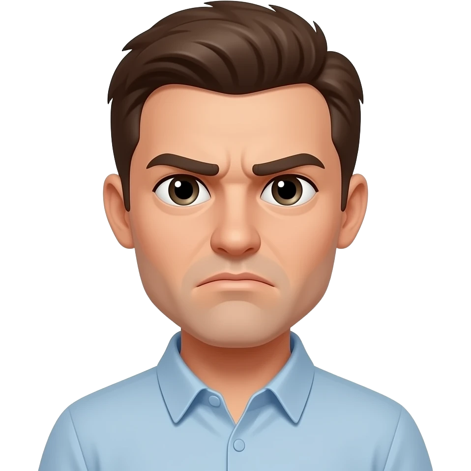 no trust emoji