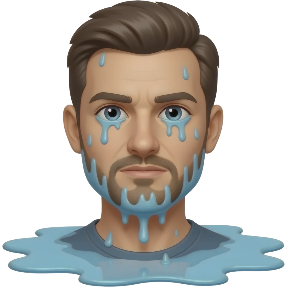 🫠 almost melted emoji