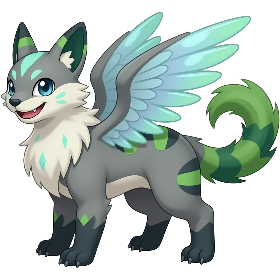 Luxray-Manectric-Sprigatito-Shaymin-Shinx-Fakémon-hybrid emoji
