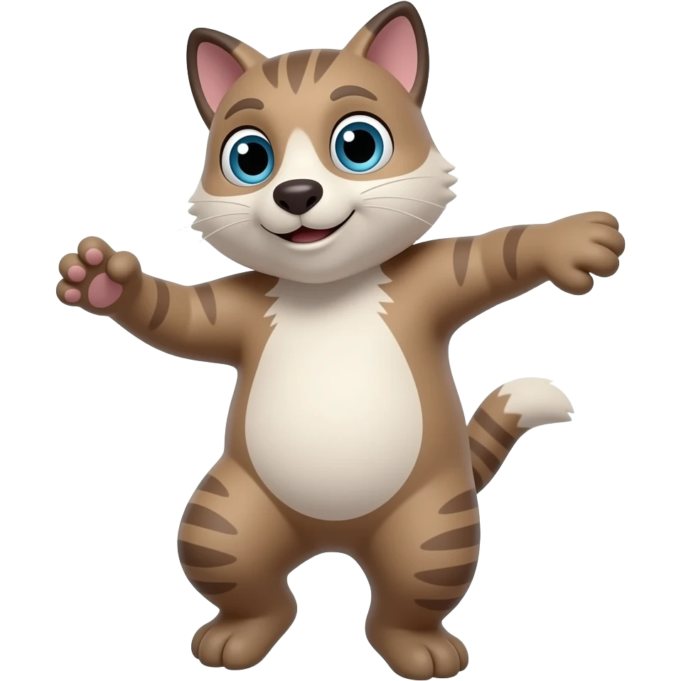 Make me a simple animal dancing emoticon emoji | AI Emoji Generator