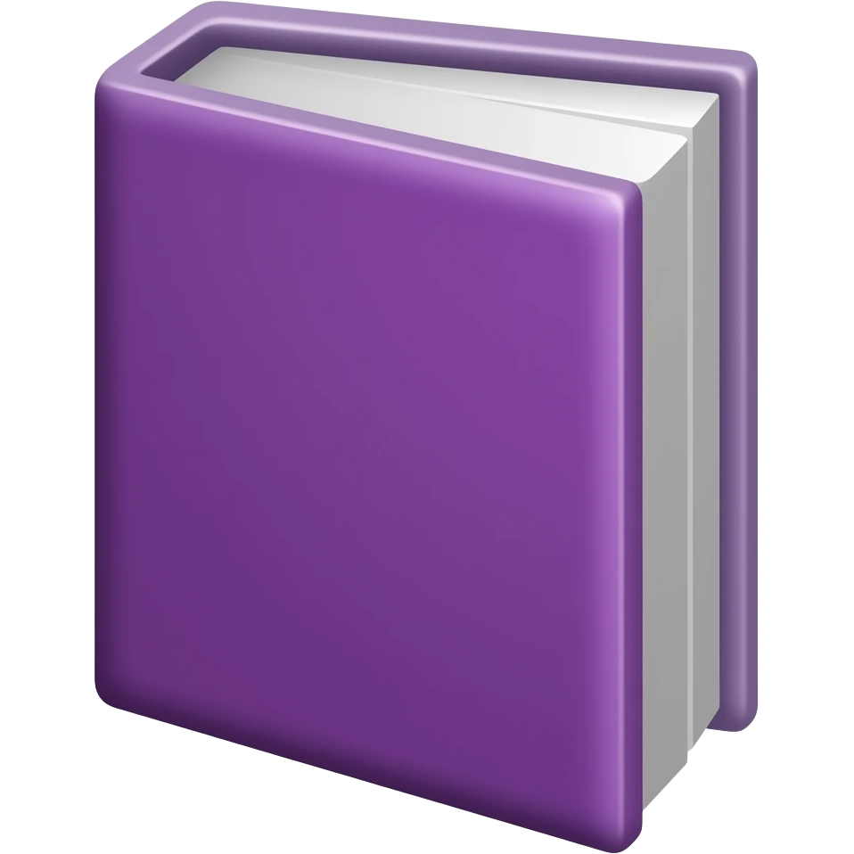 LIBRO MORADO emoji