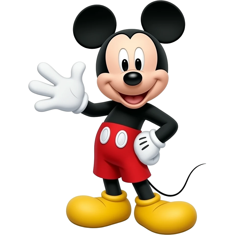 Mickey Mouse emoji