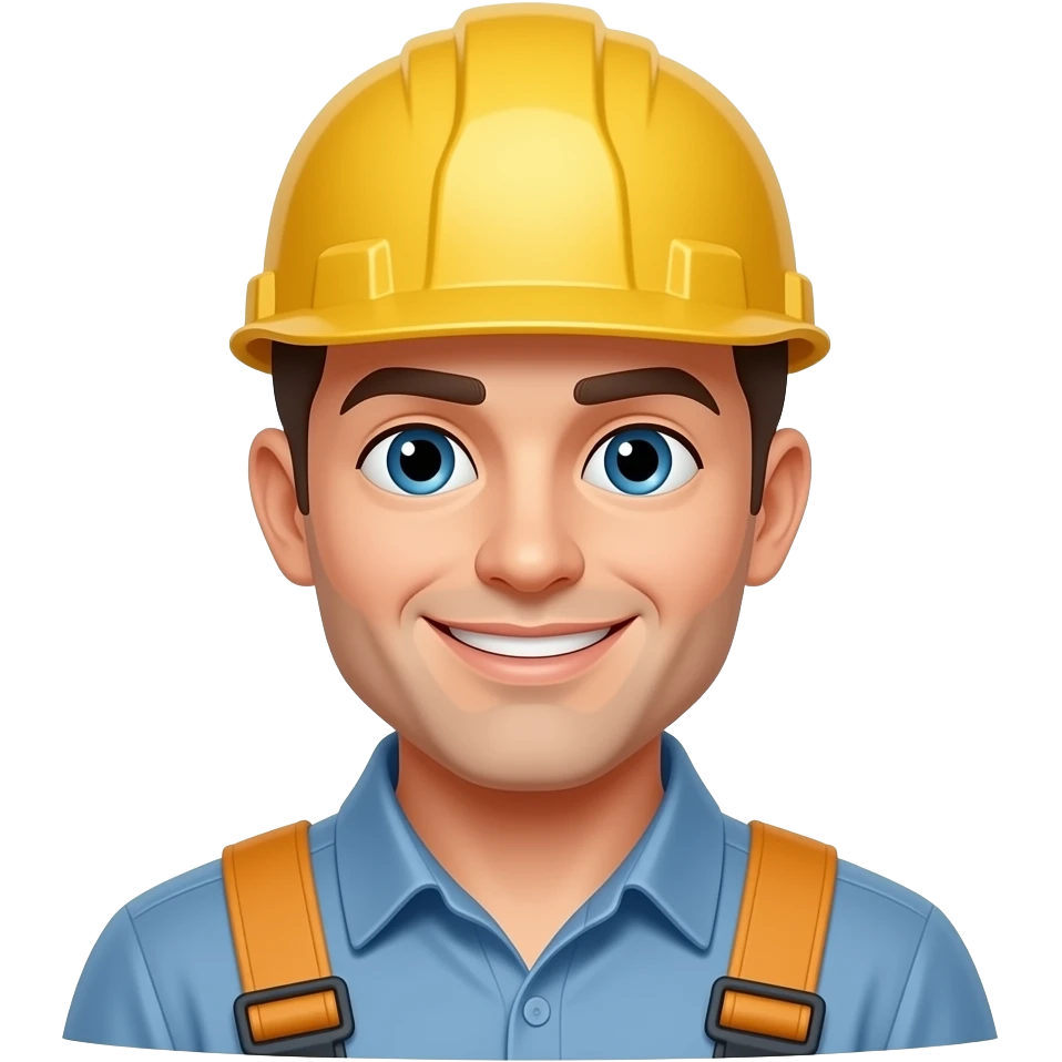 Hard worker, without smiling emoji