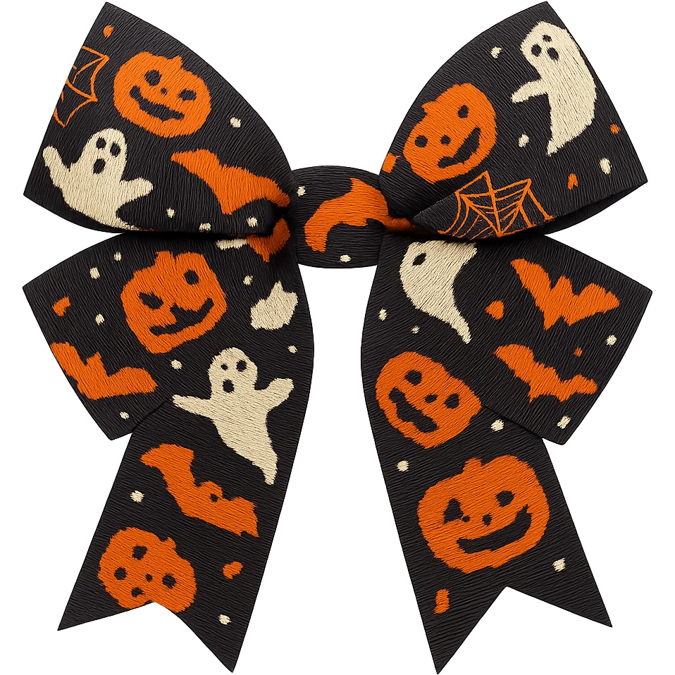 Halloween bow, remove background emoji