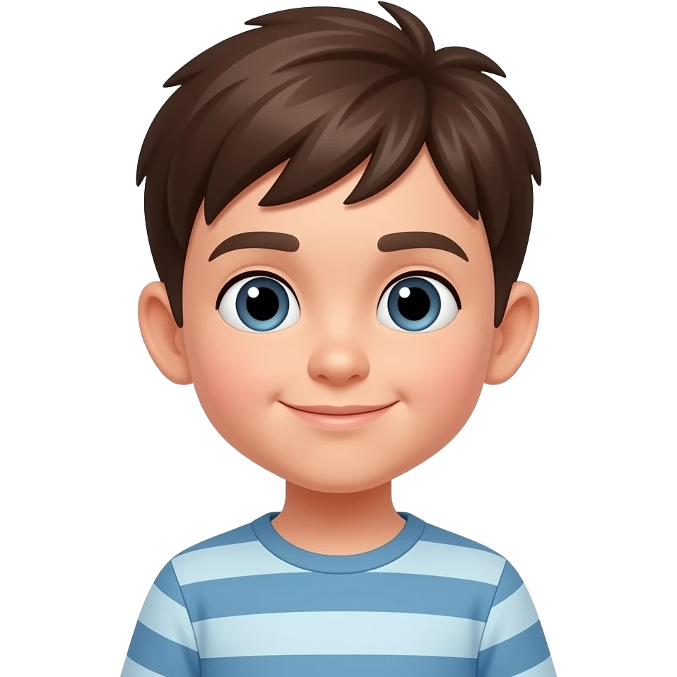 Un niño emoji