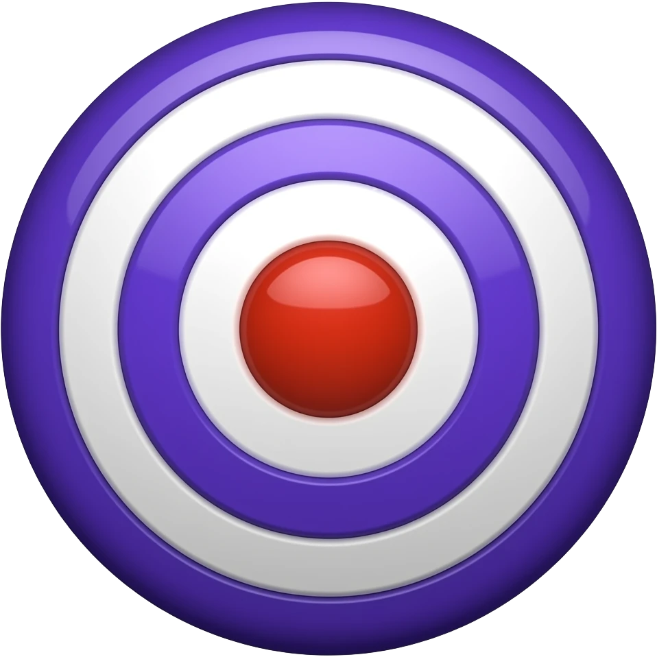 Target roxo emoji