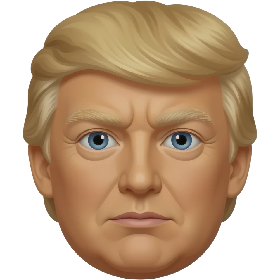 Trump face emoji