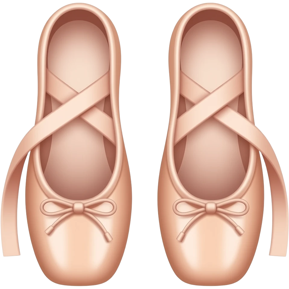 Pink ballet shoes emoji