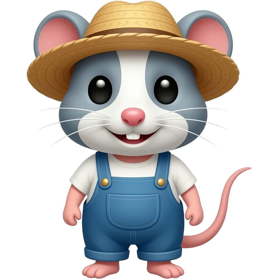 Ratoncito agricultor emoji | AI Emoji Generator