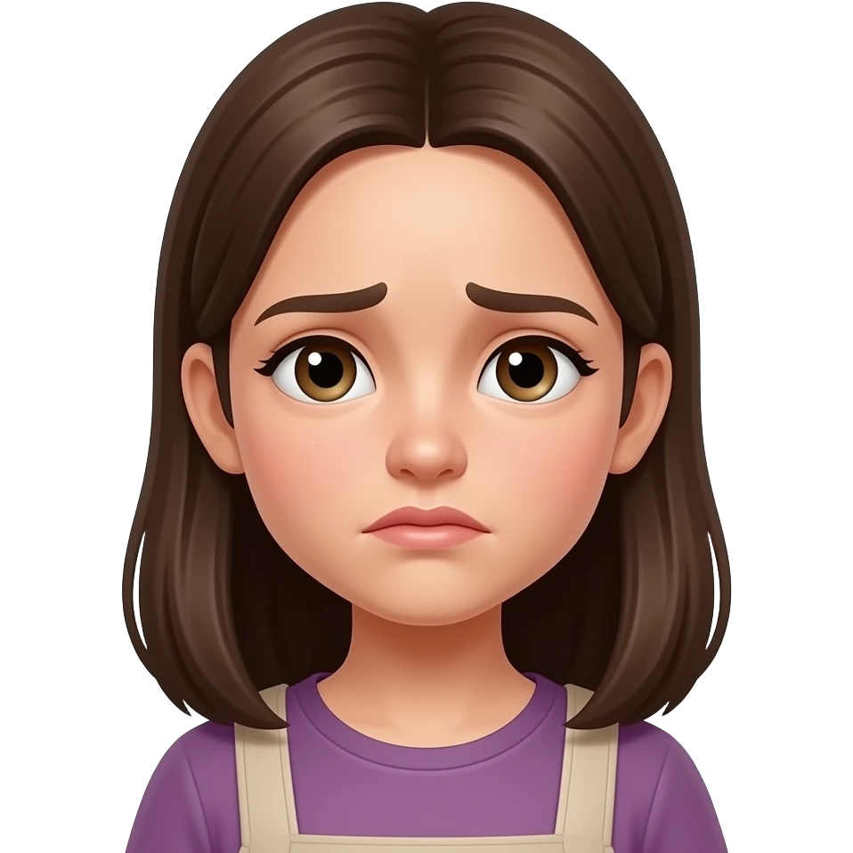 Deprosyon da olan kiz emoji