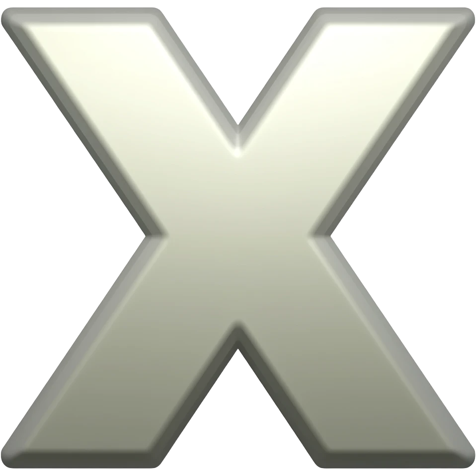 X emoji