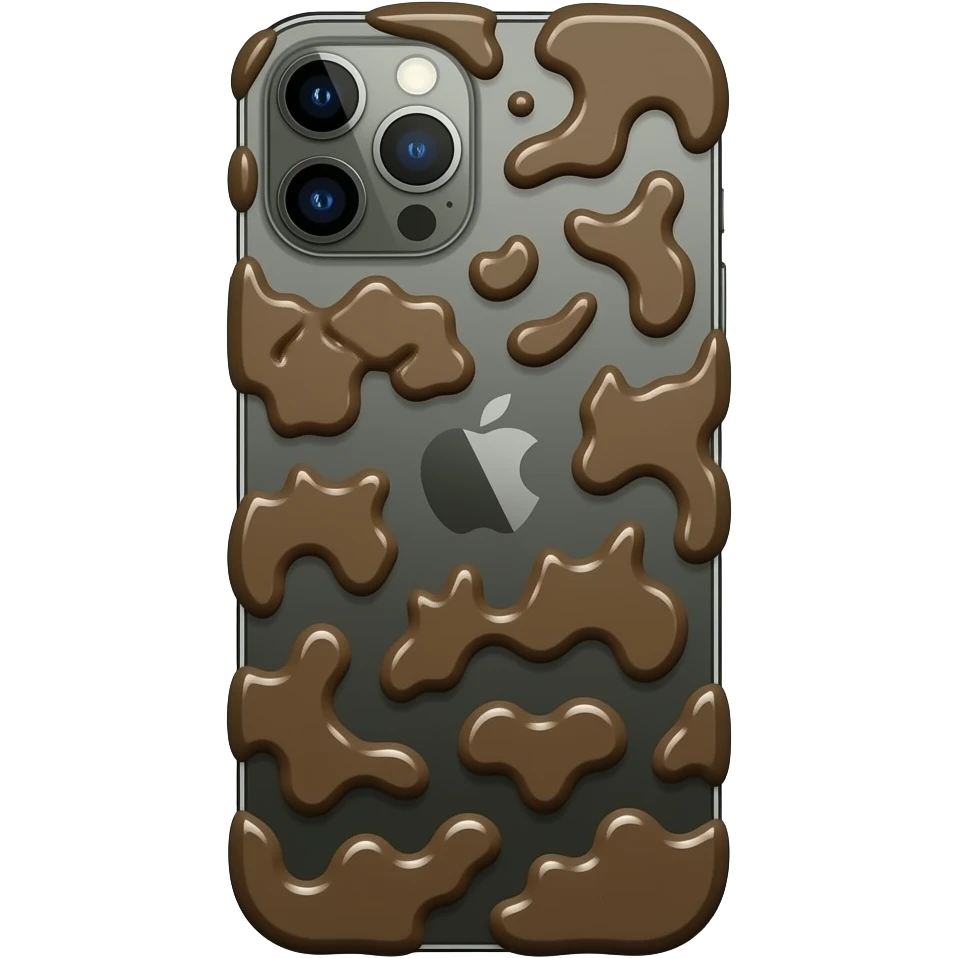 iphone 17 pro covered in shit emoji