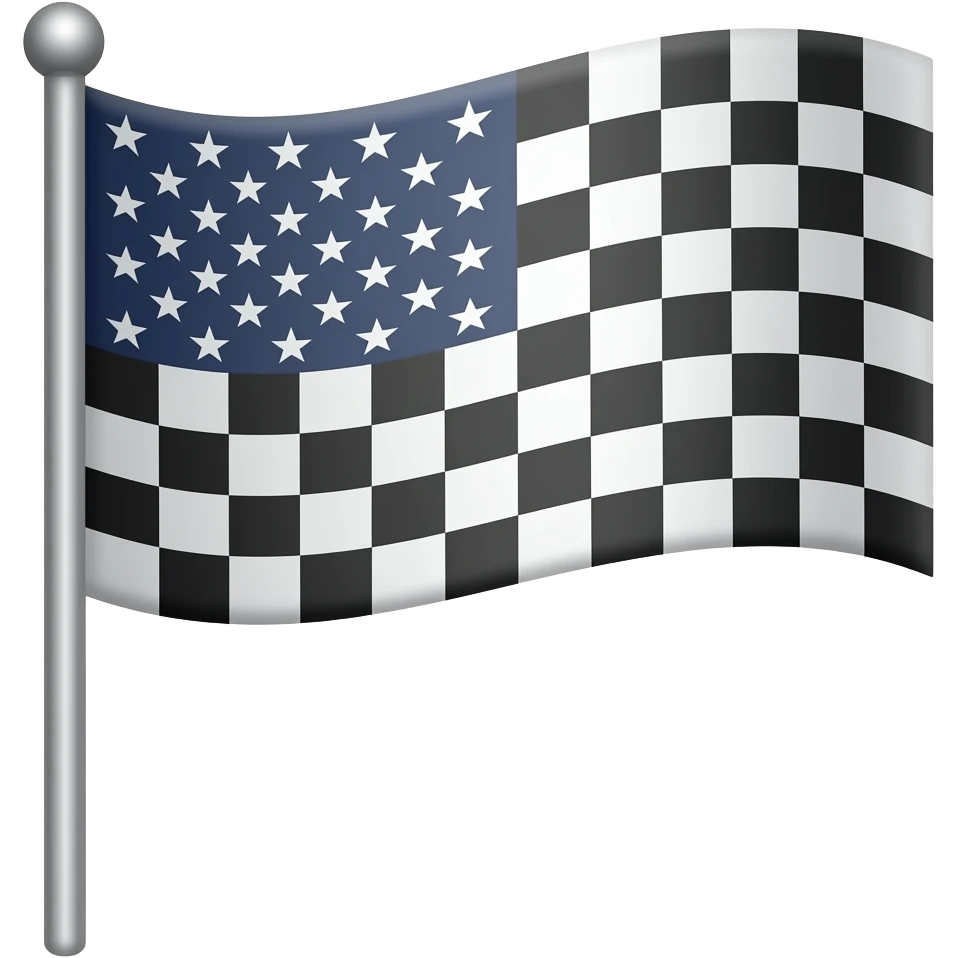 checkered flag emoji