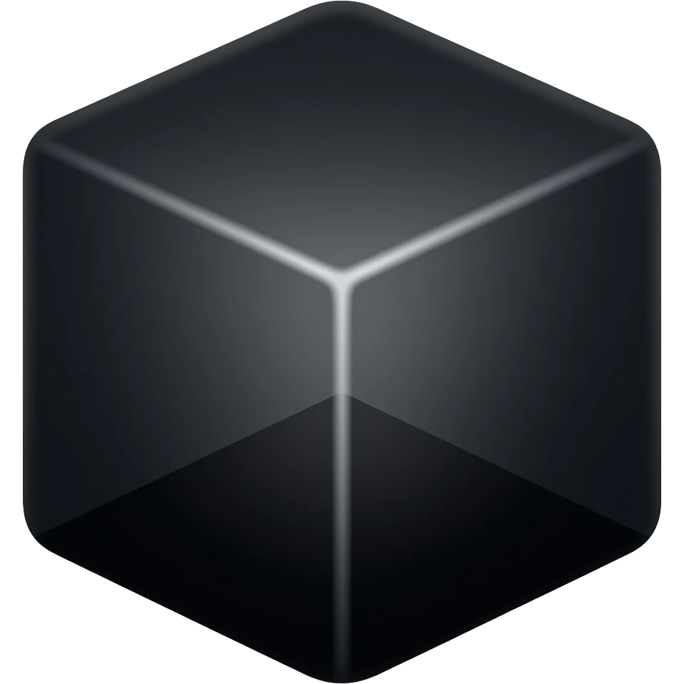 nocturne black cube emoji