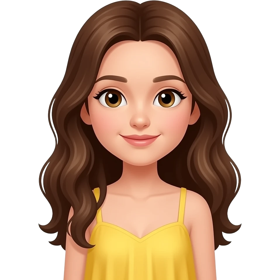 girl in yellow emoji