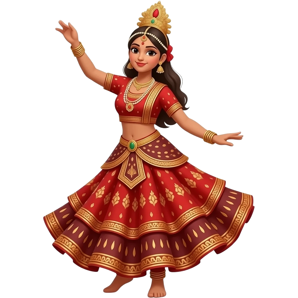 Garba festival emoji
