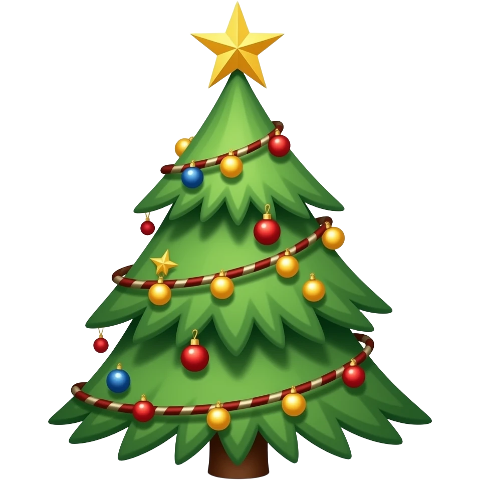 Christmas tree emoji