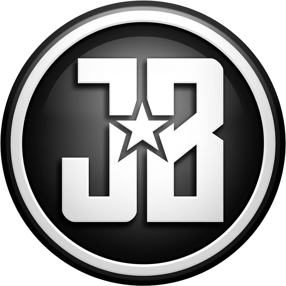 Justice League logo in black and white emoji