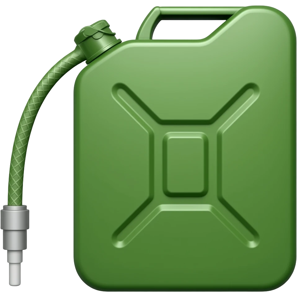 leaned jerry can green  hose emoji