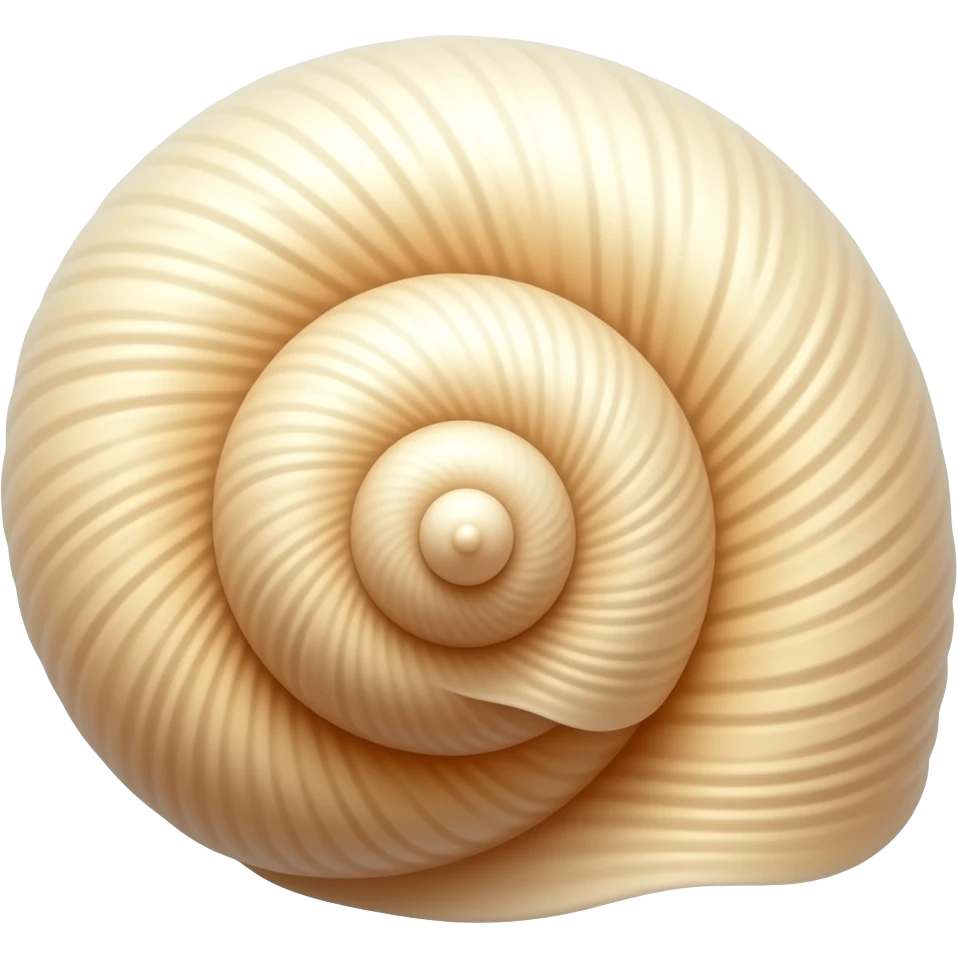 spiral cone shell emoji