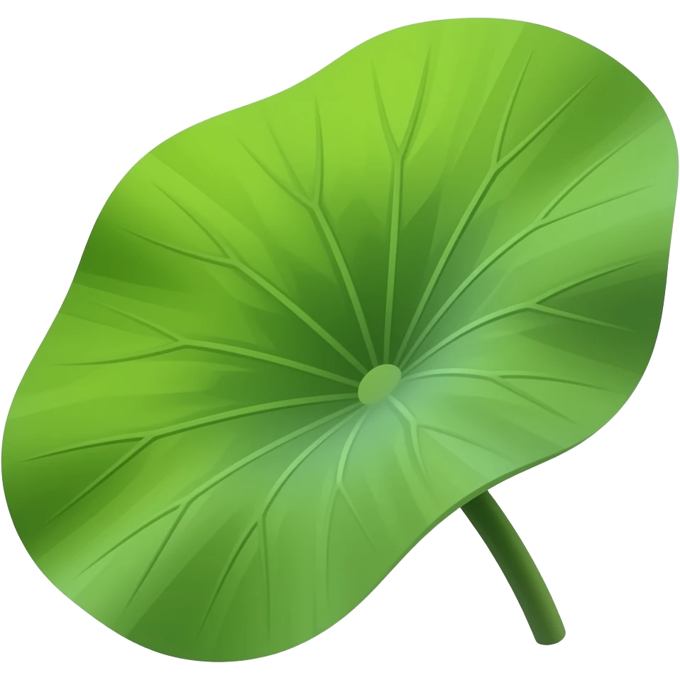 lotus leaf emoji