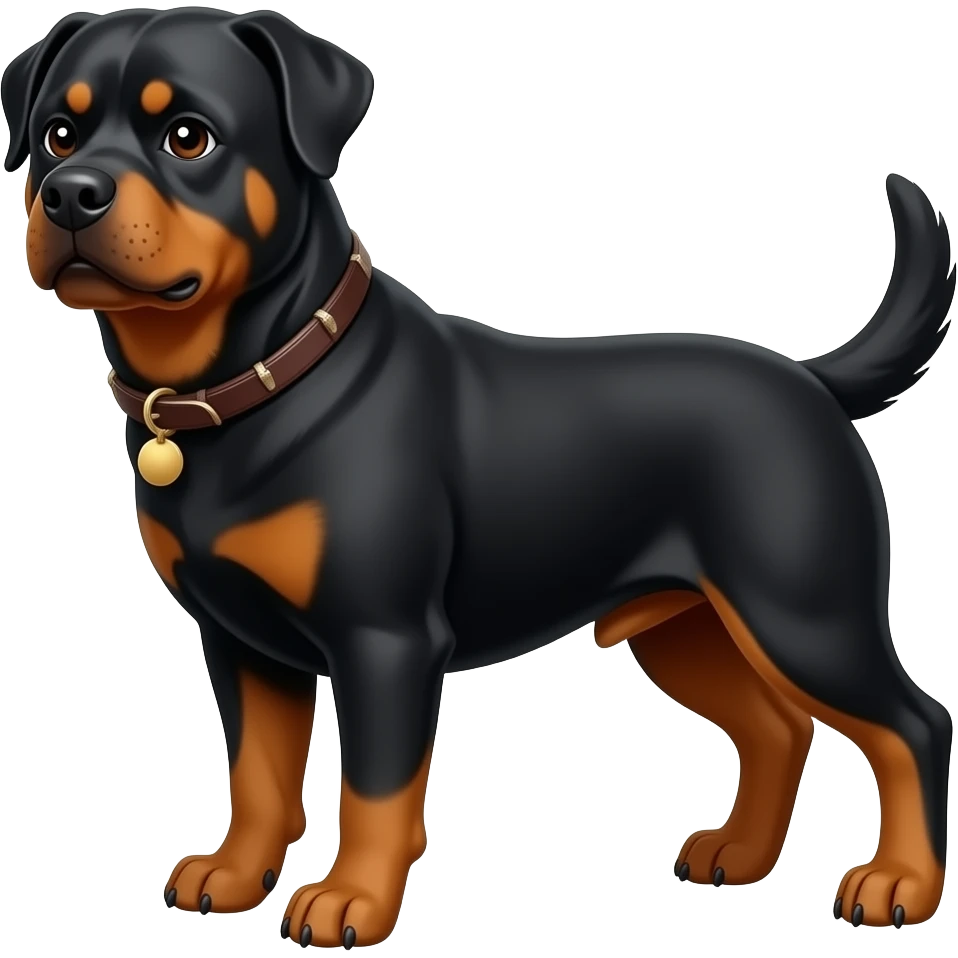 Do a Rottweiler emoji