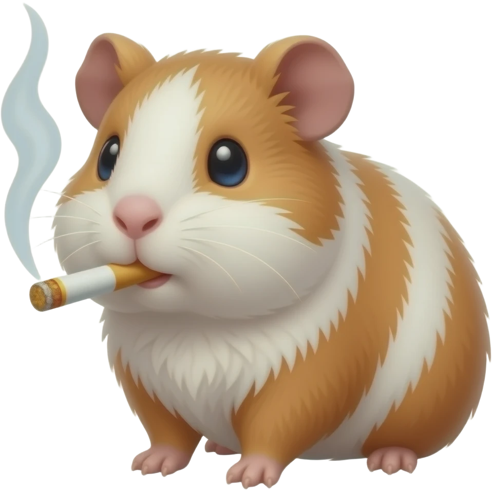 Guinea pig smoking emoji