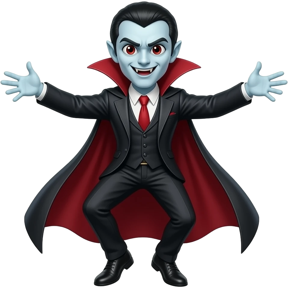 dancing vamp[ire emoji