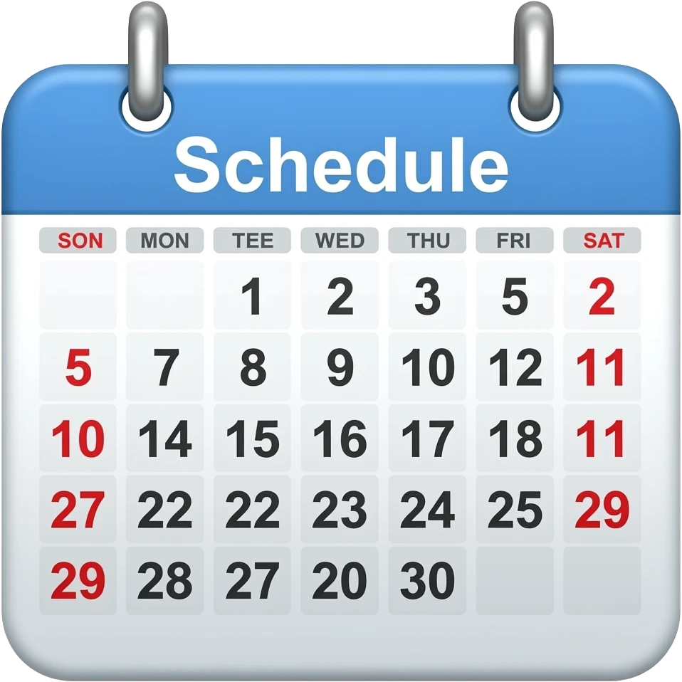 schedule emoji