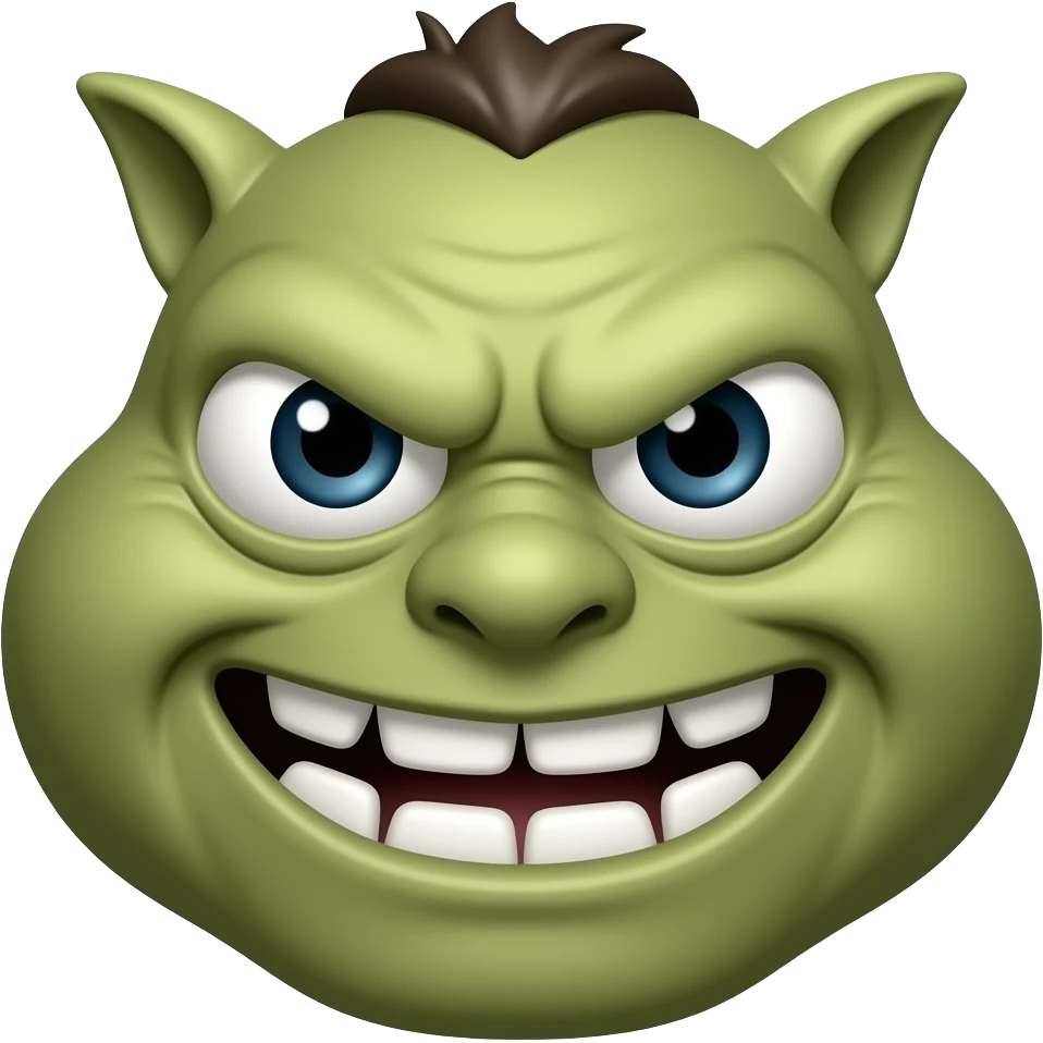 Troll face emoji