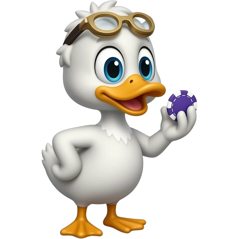 Duck gambling emoji
