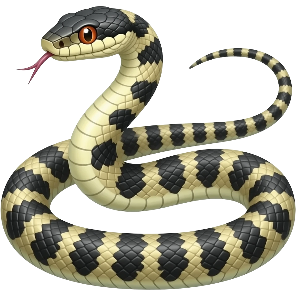 Colubrid orange dot emoji