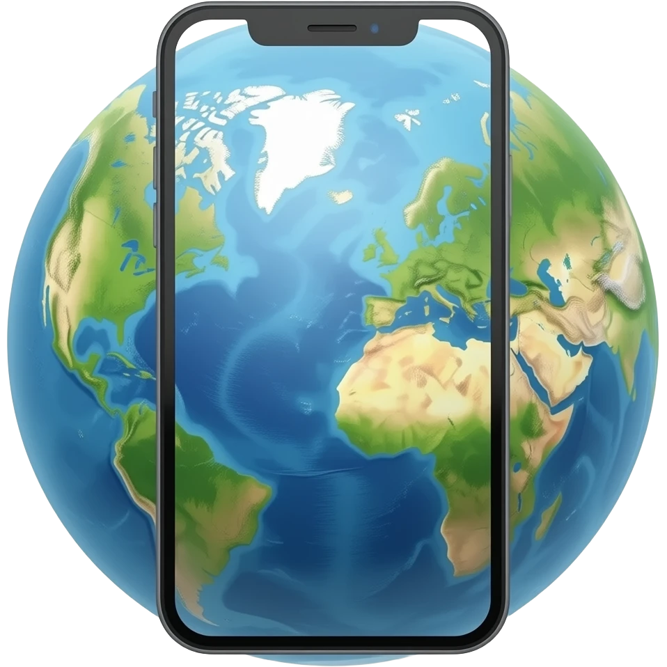 Planet mobile emoji