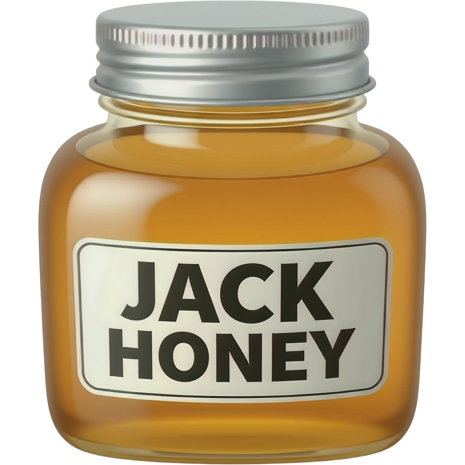 Une bouteille de jack miel emoji