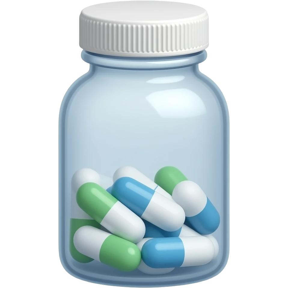 bottle of antibiotics emoji