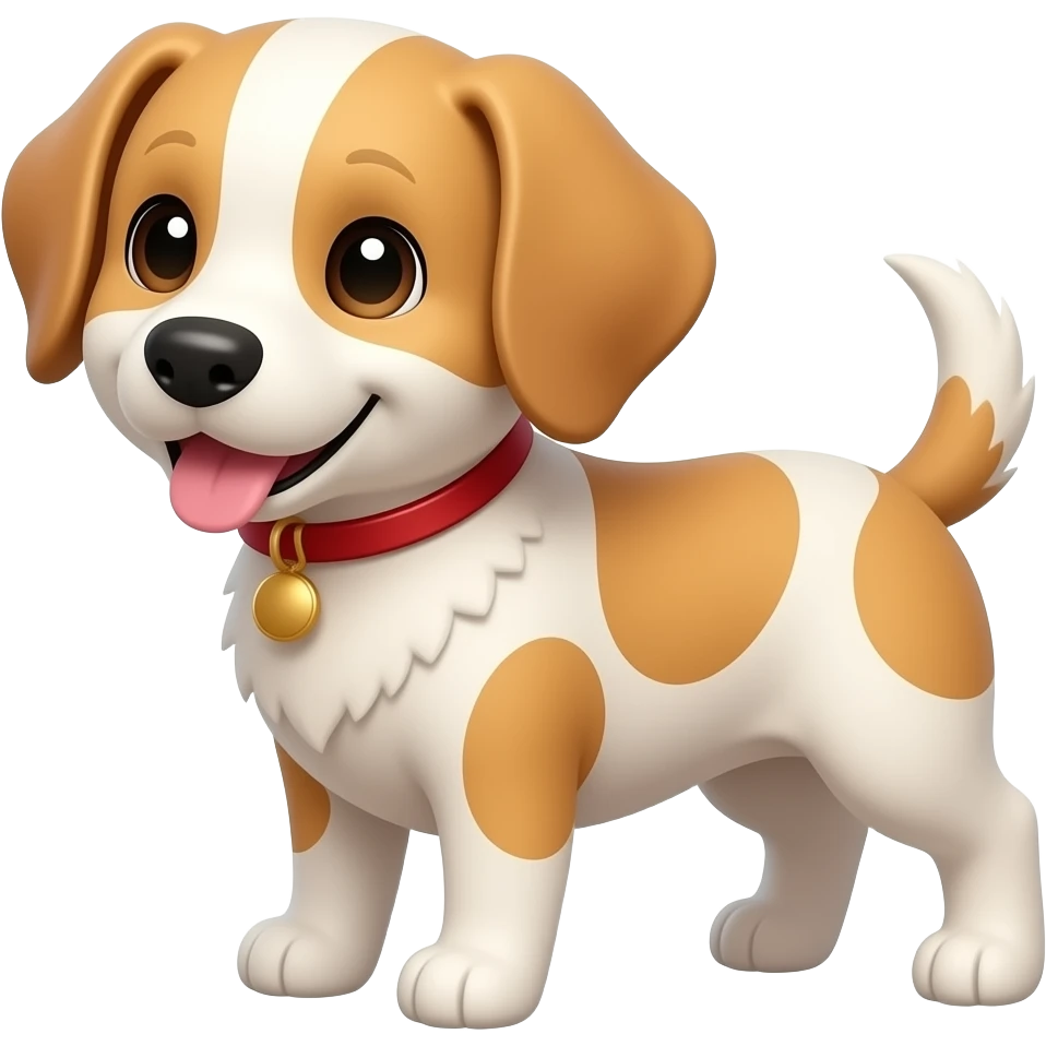 Cute dog emoji