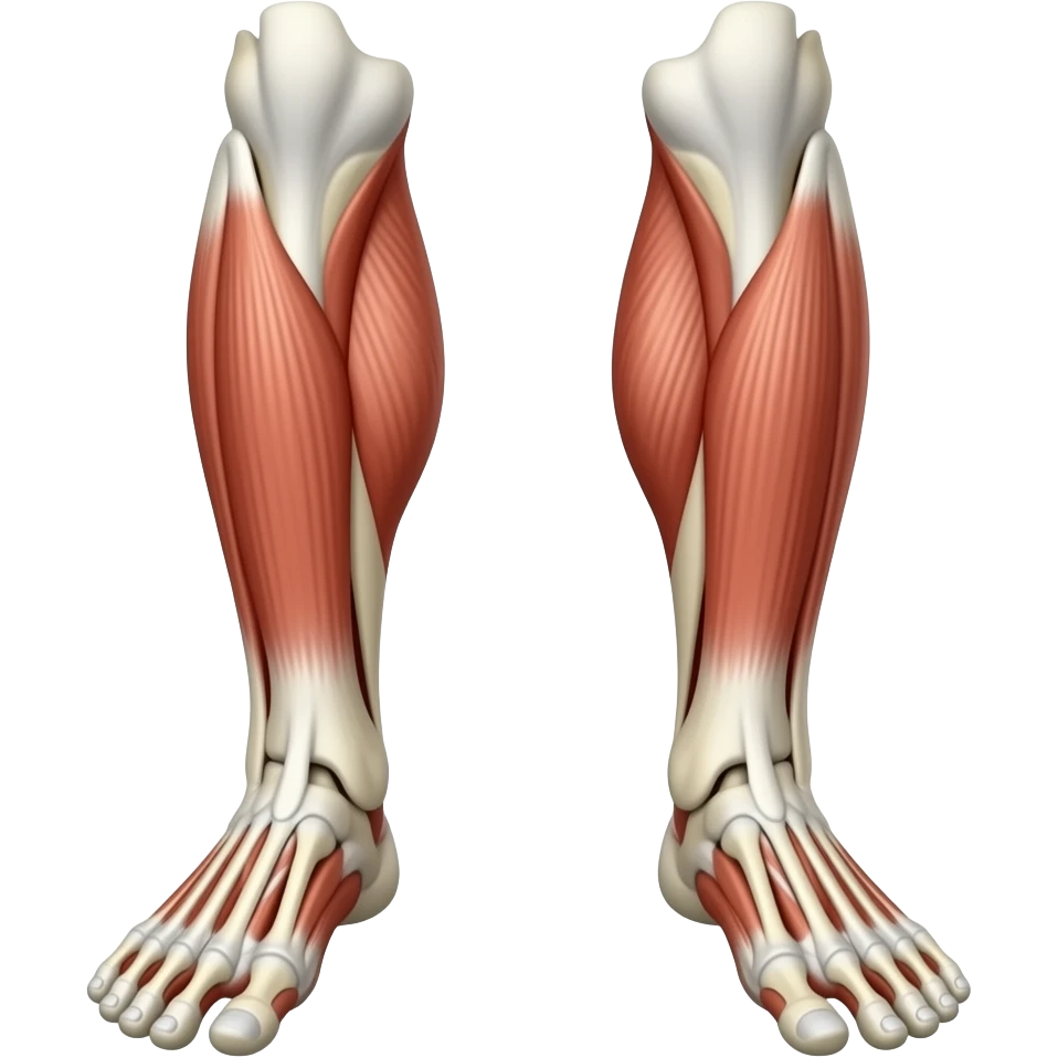 human calves muscle emoji
