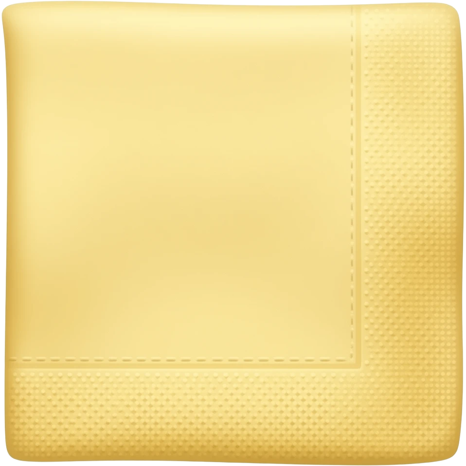 linen fabric napkin baby yello emoji