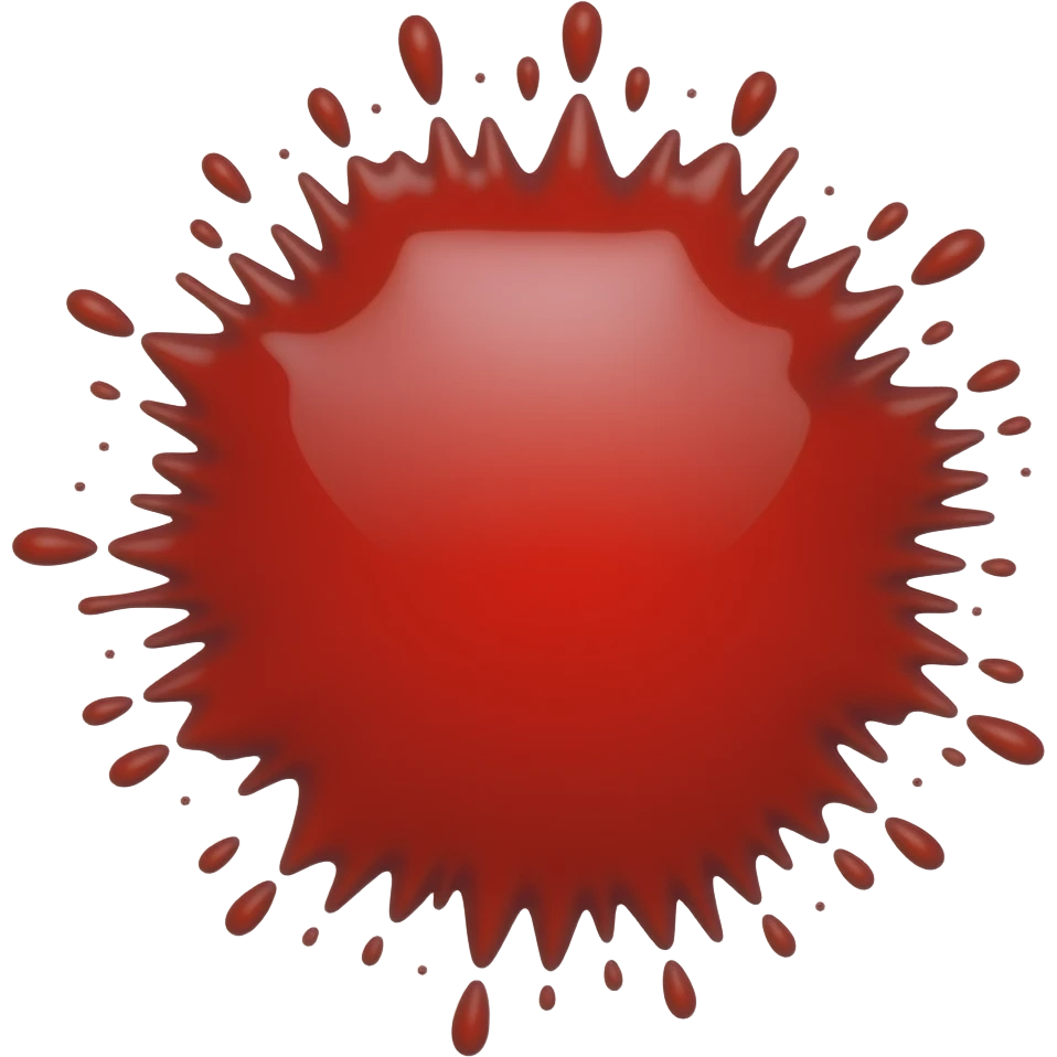red paint splash splatter drip emoji