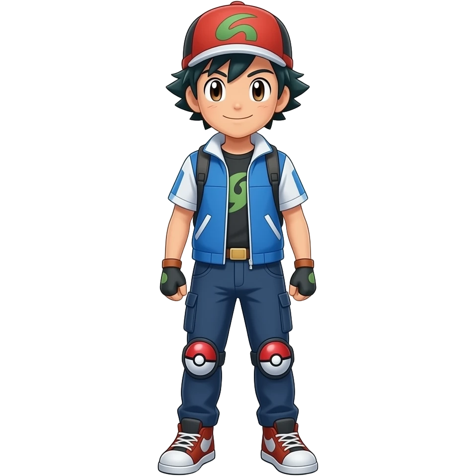 trainer long cargo pants only, the knee pads should be pokemon balls ...