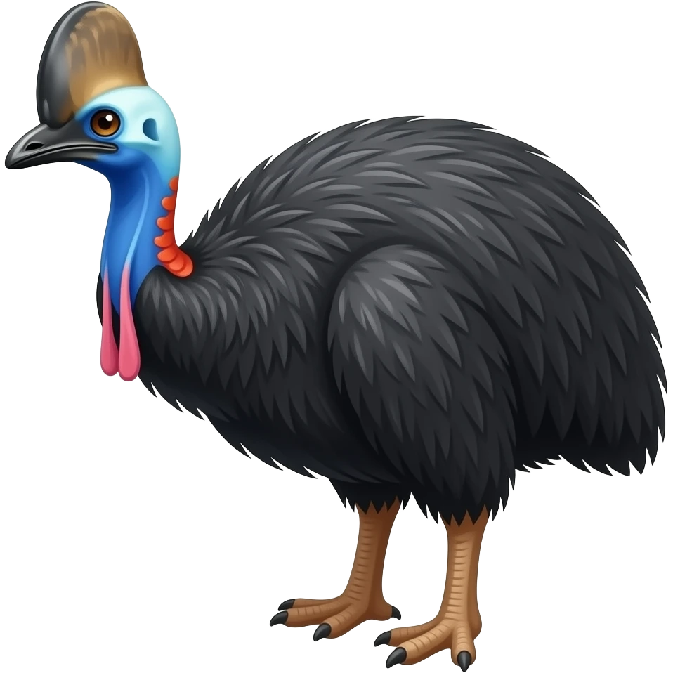 Cassowary emoji
