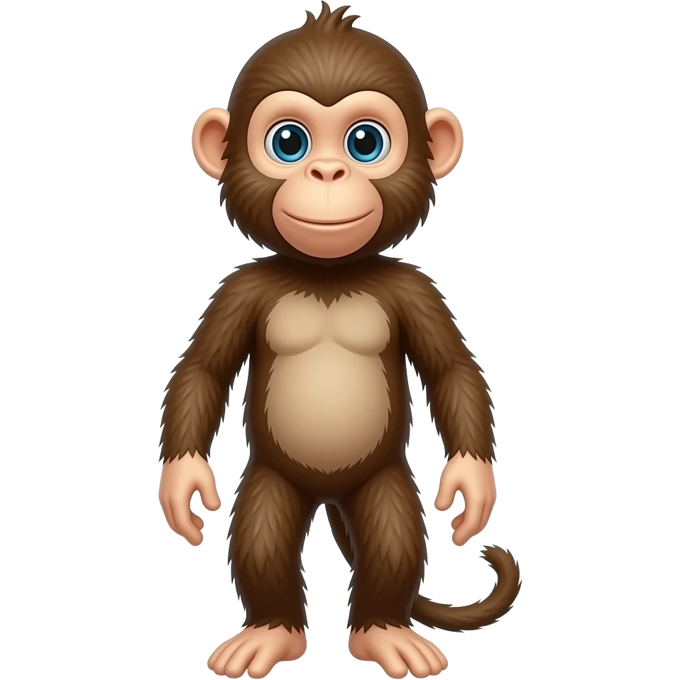 Standing up monkey emoji