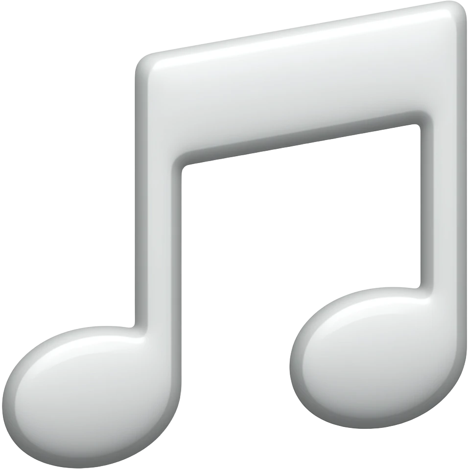 white notes emoji