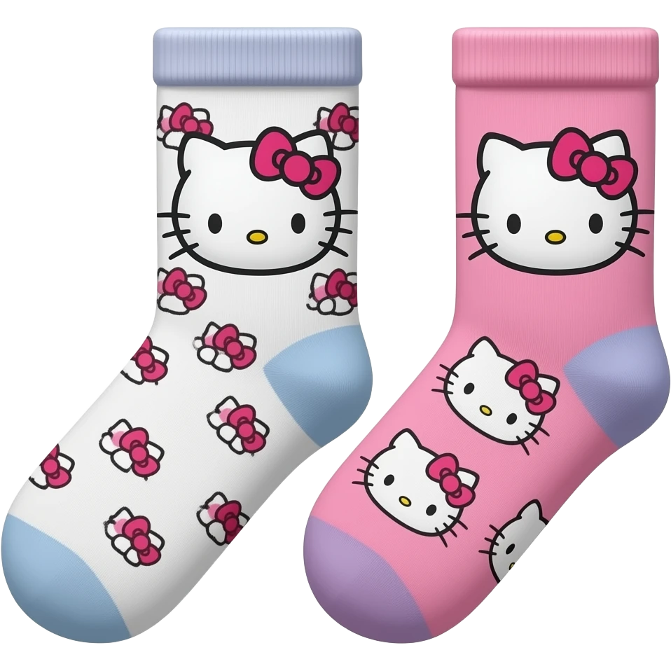 Hello Kitty socks emoji