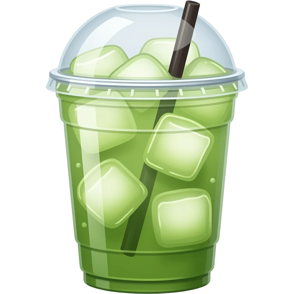 iced matcha emoji